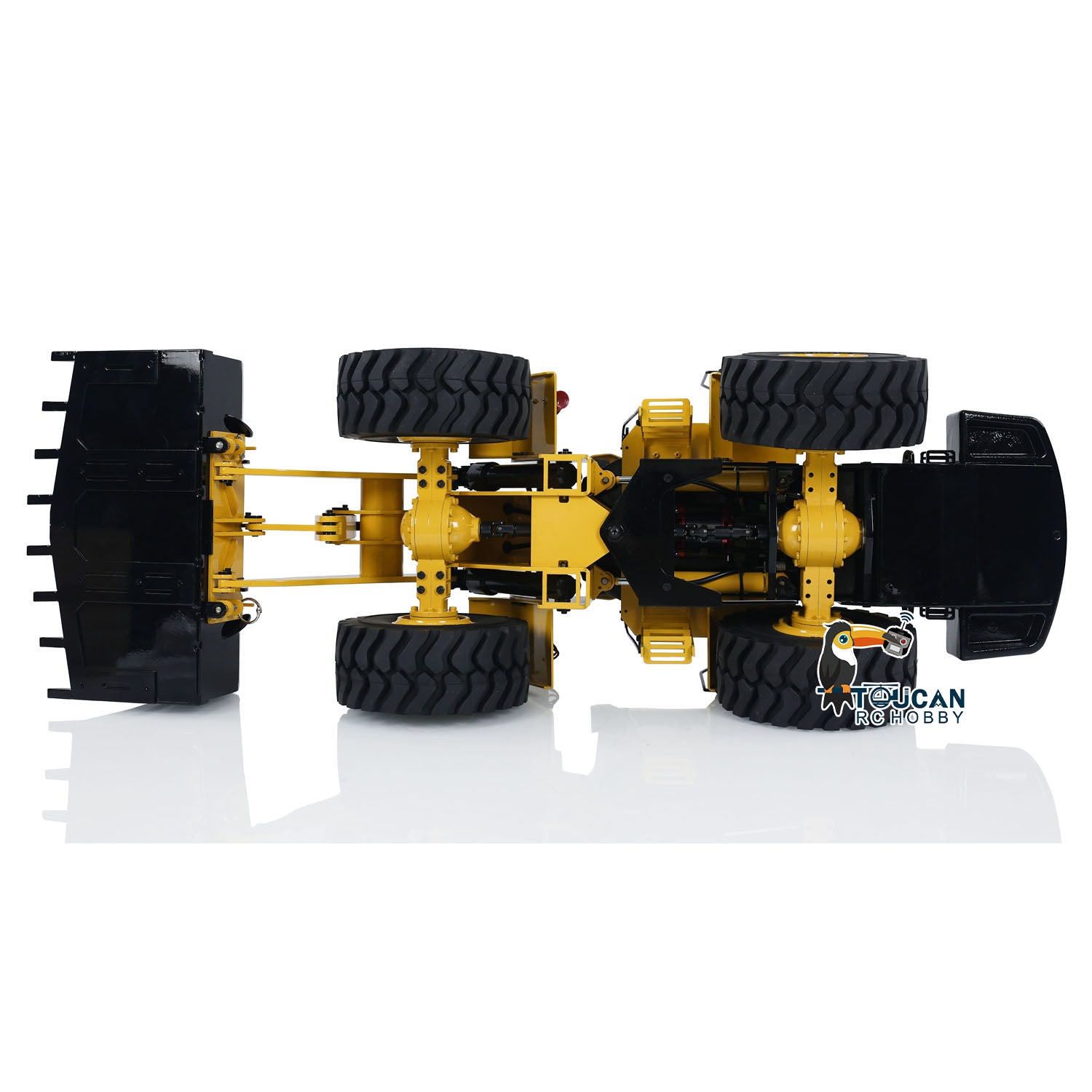 XDRC WA470 1/14 RC Hydraulic Loader Metal Chassis Undercarriage Heavy Duty Base Display