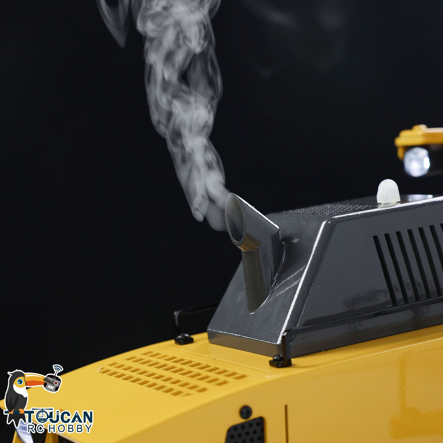 XDRC WA470 RC Hydraulic Loader Smoke Exhaust System Realistic Operation Effect