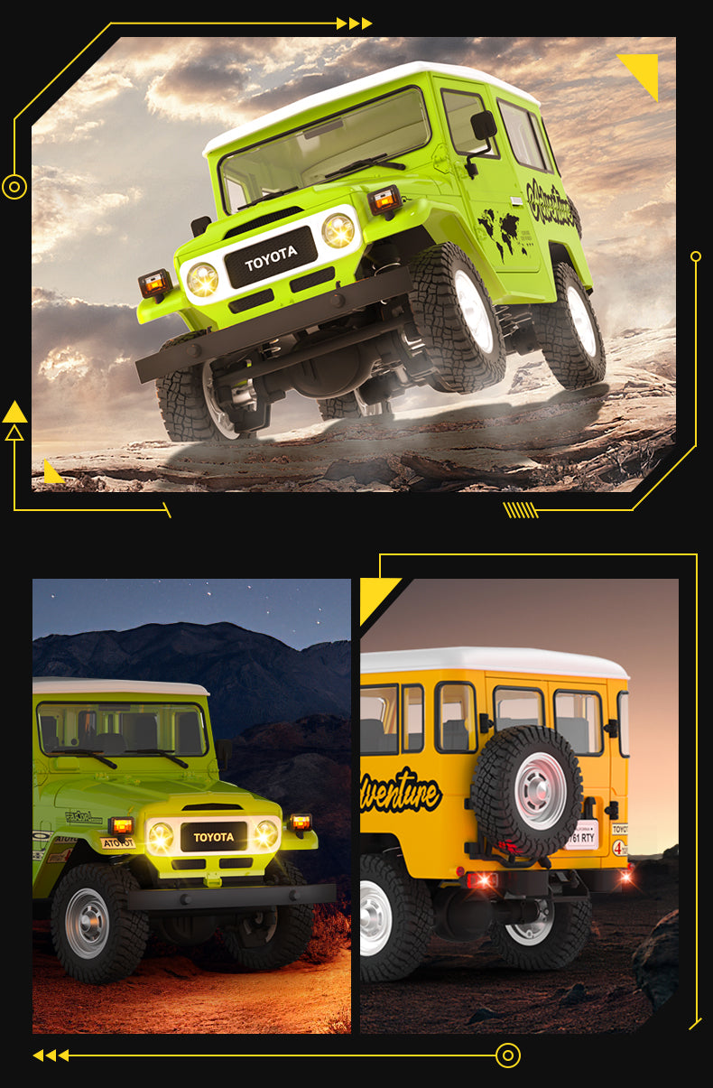 IN STOCK 1/16 HG 4x4 RC Off-road Vehicles TOYOTA Land Cruiser FJ40 Electric Crawler Car